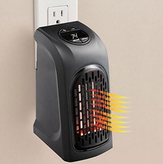 Portable Plug‑In Electric Wall Heater – Adjustable Thermostat + Energy‑Efficient Ceramic Heating