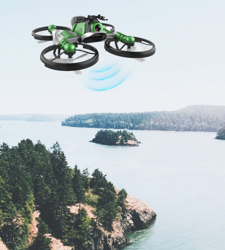 2-in-1 WiFi RC Drone Motorcycle | Foldable Quadcopter + Camera | Altitude Hold & Dual Mode Fun