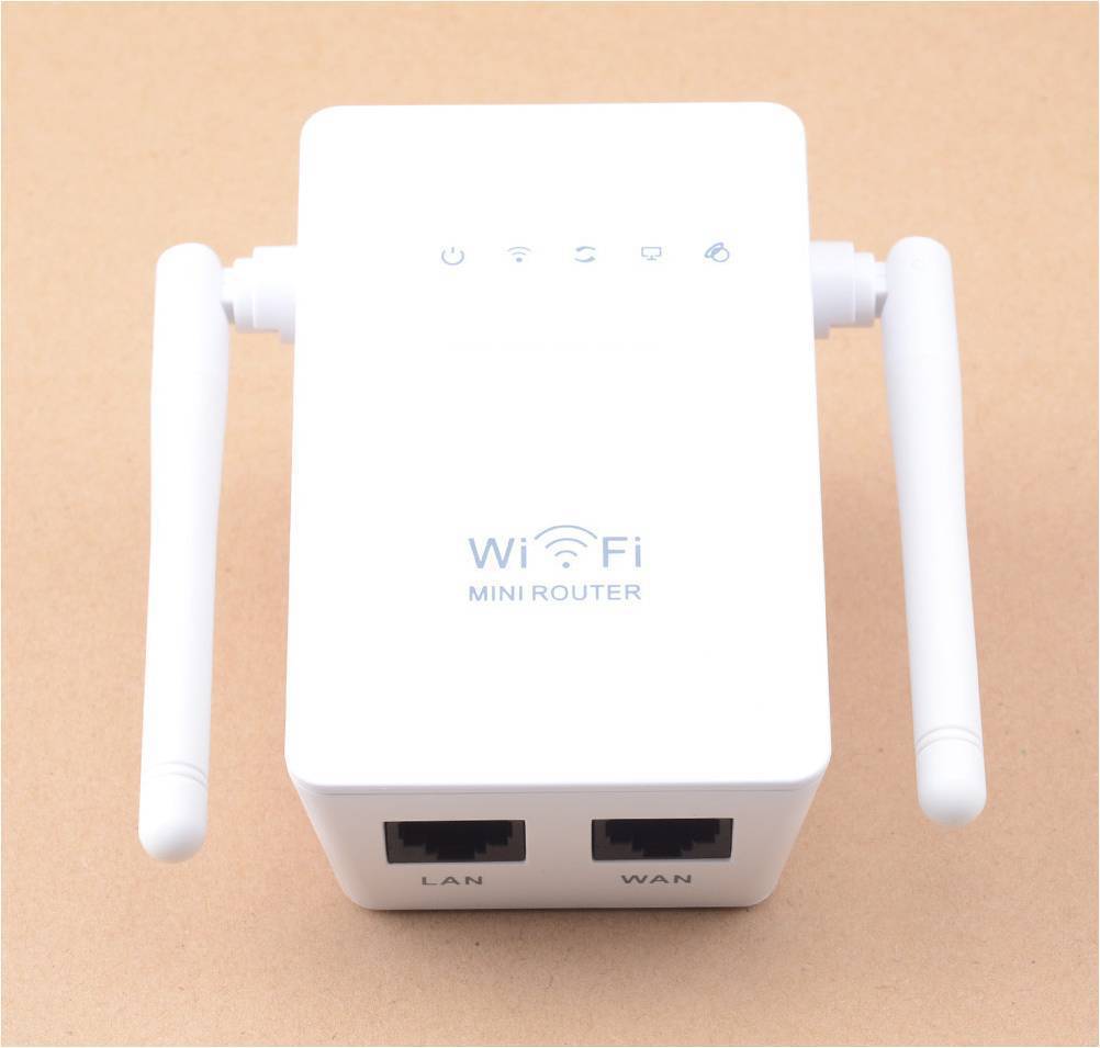 Dual Antenna WiFi Repeater | Multi-Mode Wireless Extender with LAN Ports & 300Mbps Speed