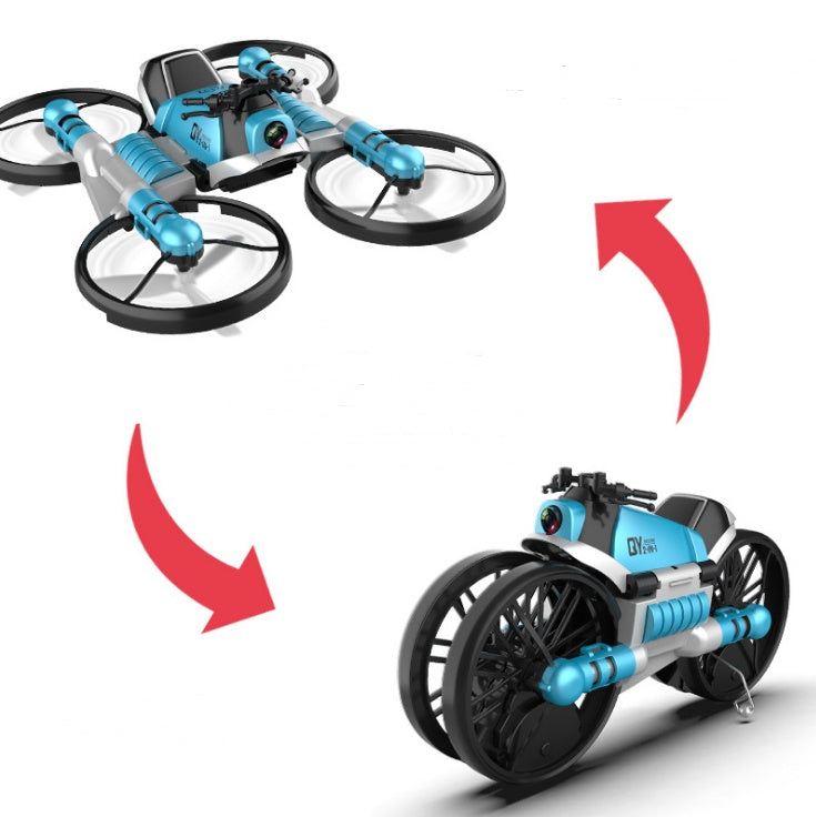 2-in-1 WiFi RC Drone Motorcycle | Foldable Quadcopter + Camera | Altitude Hold & Dual Mode Fun