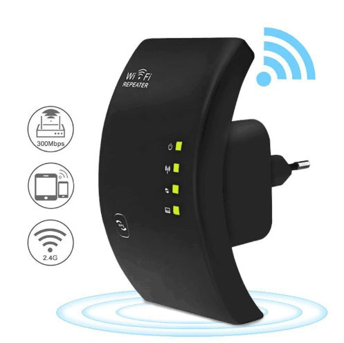 300Mbps WiFi Repeater | Wireless Range Extender with WPS & Signal Amplifier
