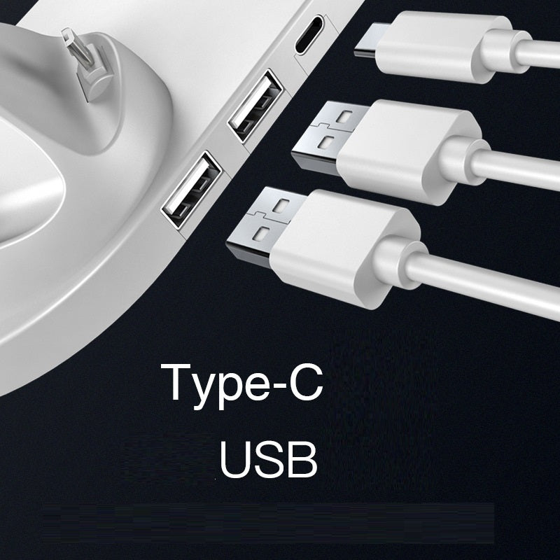 6-in-1 Wireless Charging Dock Station | Fast Charger for iPhone, Phone & Watch with USB Port & LED Indicator