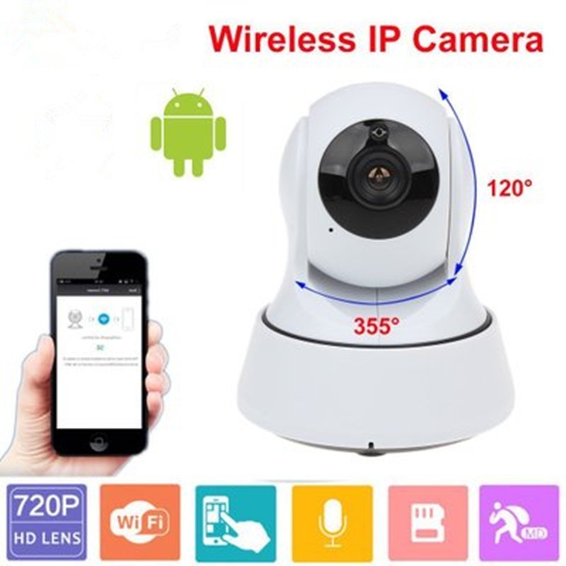 720P WiFi Smart Security Camera | Wireless IP Cam with Night Vision & Motion Alerts