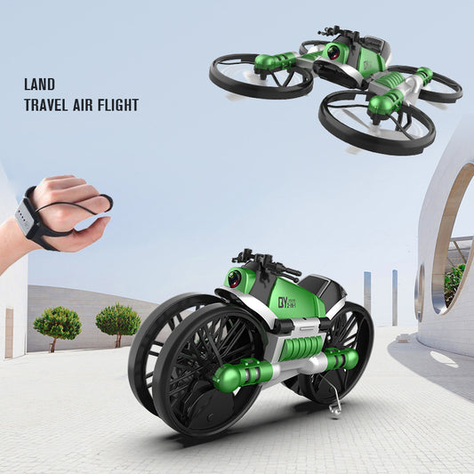2-in-1 WiFi RC Drone Motorcycle | Foldable Quadcopter + Camera | Altitude Hold & Dual Mode Fun