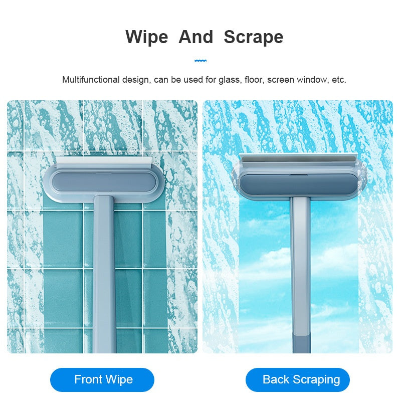 4‑in‑1 Pet Hair & Screen Cleaning Brush – Wet/Dry Lint Remover with Extendable Handle