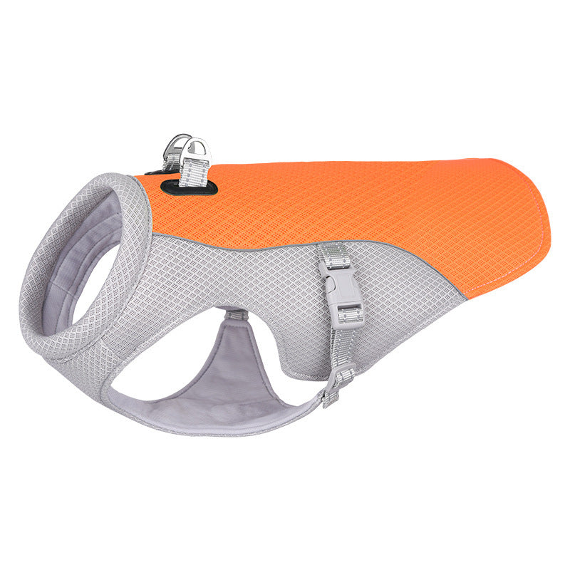 Summer Pet Dog Cooling Vest – Breathable Heat-Resistant Clothing for Small & Large Dogs