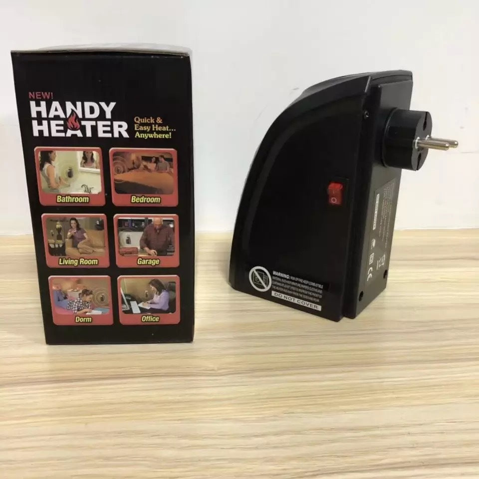 Portable Plug‑In Electric Wall Heater – Adjustable Thermostat + Energy‑Efficient Ceramic Heating