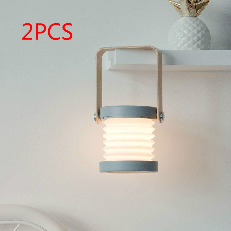 Foldable Touch LED Night Light – Dimmable, USB Rechargeable, Eco-Friendly Portable Lamp for Home & Reading