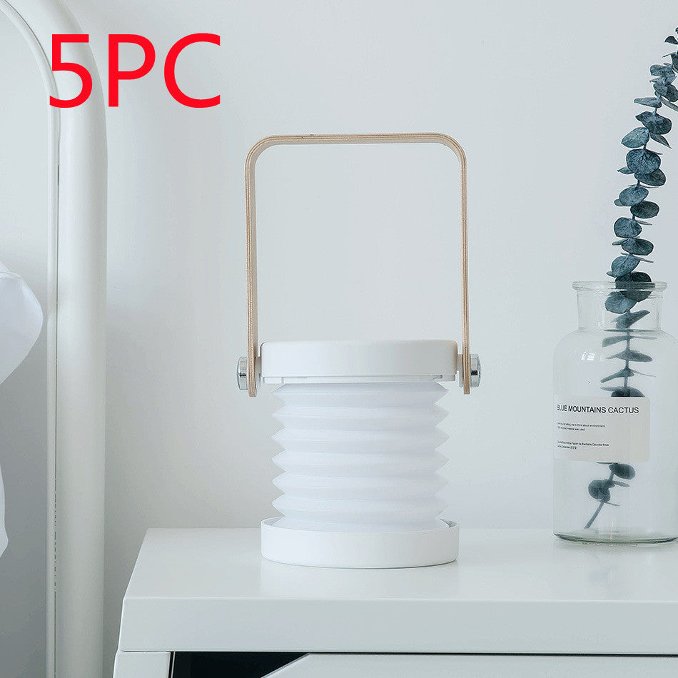 Foldable Touch LED Night Light – Dimmable, USB Rechargeable, Eco-Friendly Portable Lamp for Home & Reading