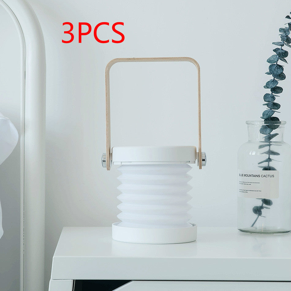 Foldable Touch LED Night Light – Dimmable, USB Rechargeable, Eco-Friendly Portable Lamp for Home & Reading