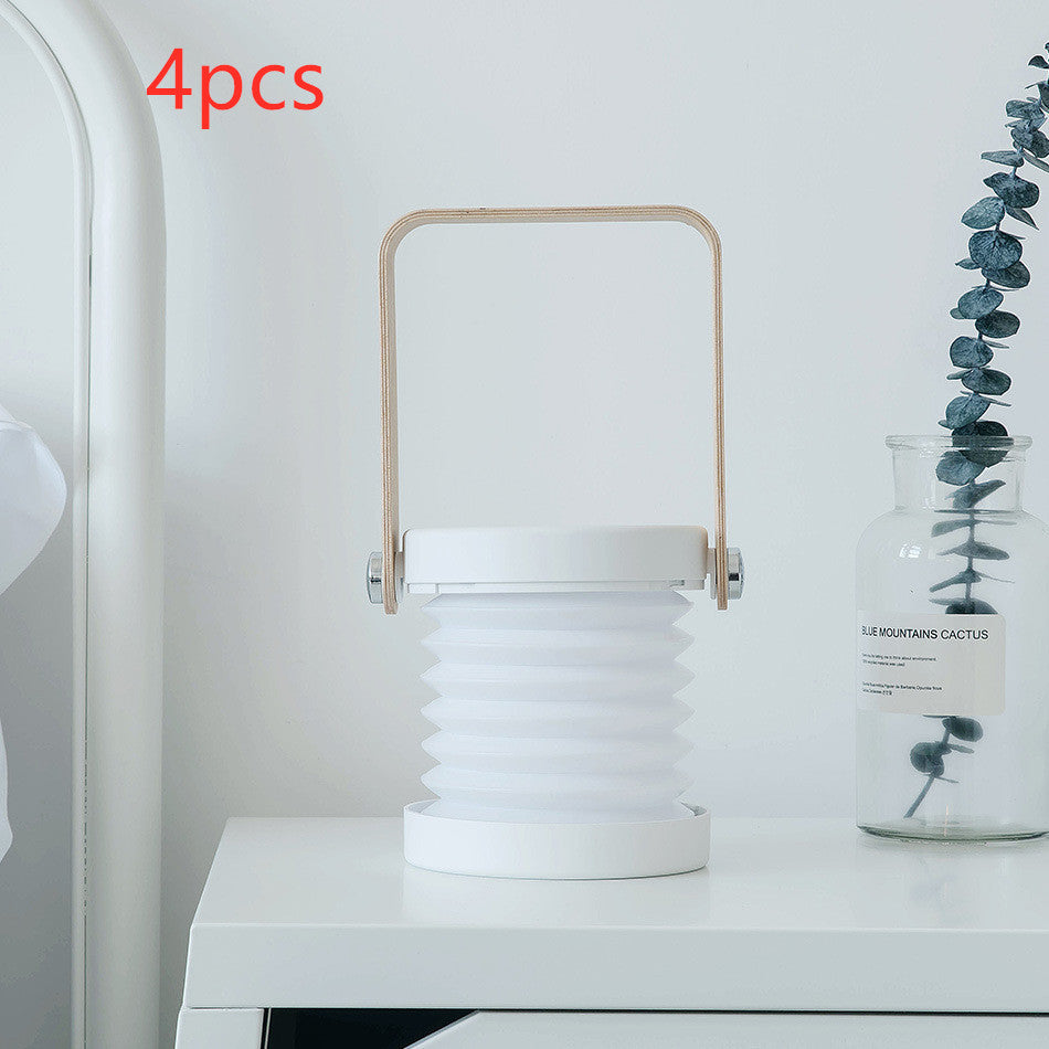 Foldable Touch LED Night Light – Dimmable, USB Rechargeable, Eco-Friendly Portable Lamp for Home & Reading