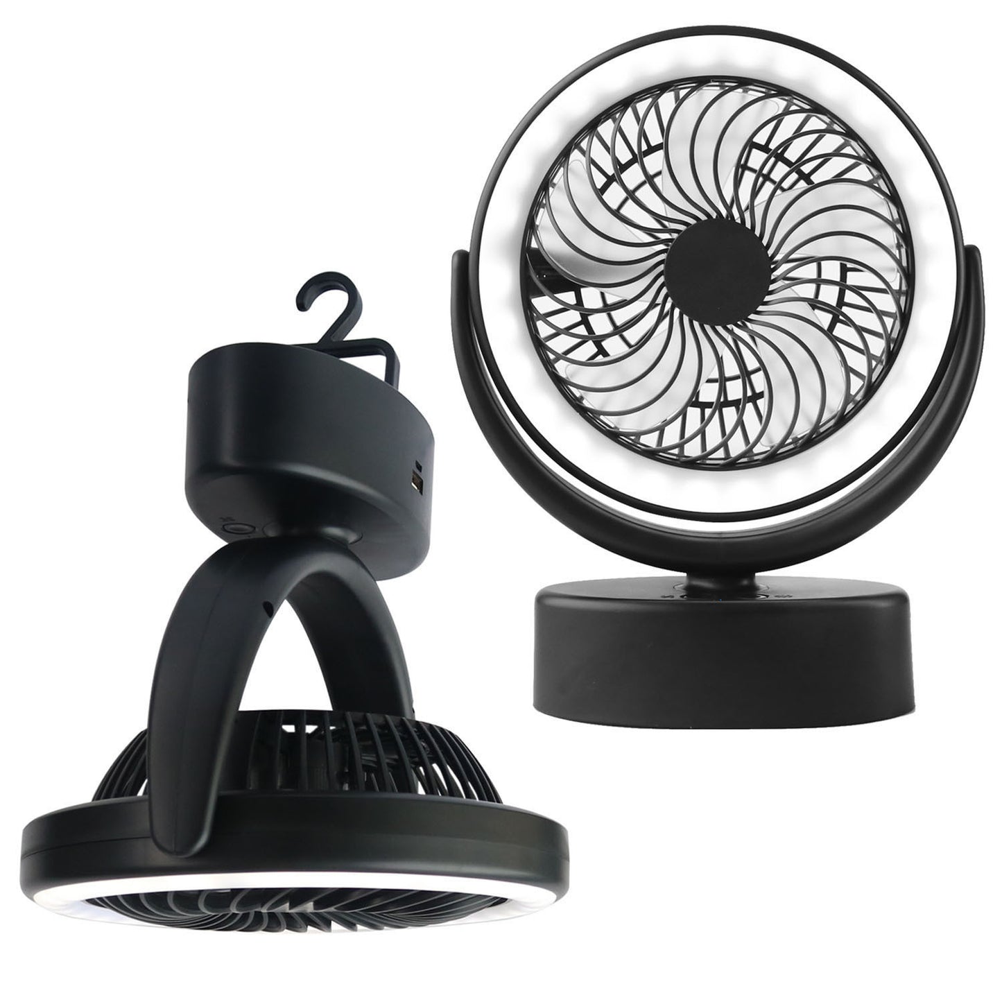Portable LED Camping Lantern with Fan – 3-in-1 Tent Light, Cooling & Emergency Lighting for Outdoors