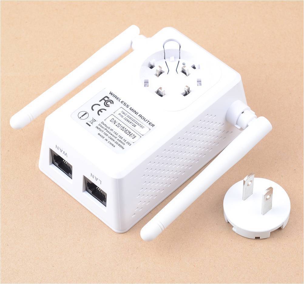 Dual Antenna WiFi Repeater | Multi-Mode Wireless Extender with LAN Ports & 300Mbps Speed