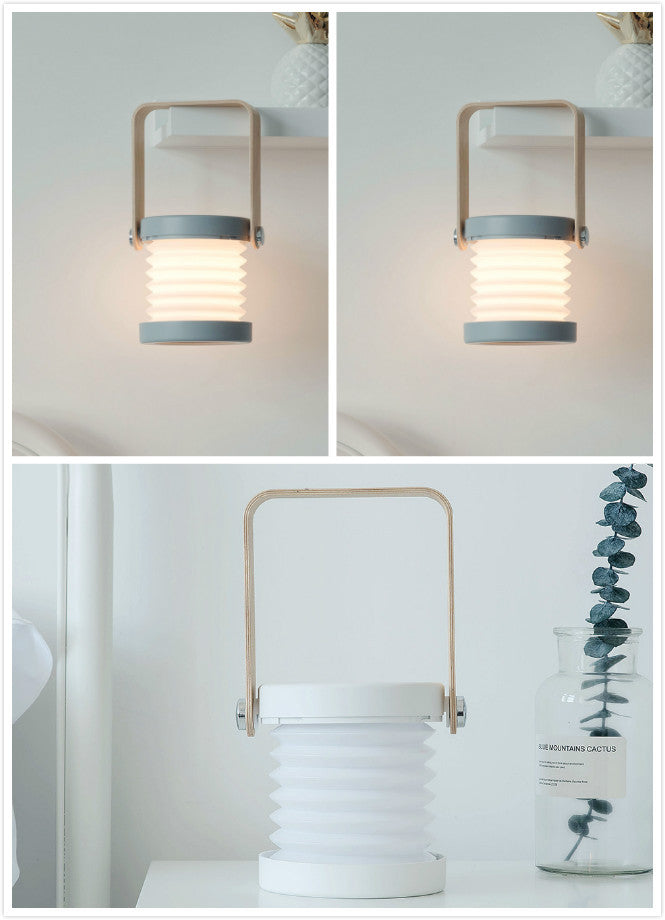 Foldable Touch LED Night Light – Dimmable, USB Rechargeable, Eco-Friendly Portable Lamp for Home & Reading