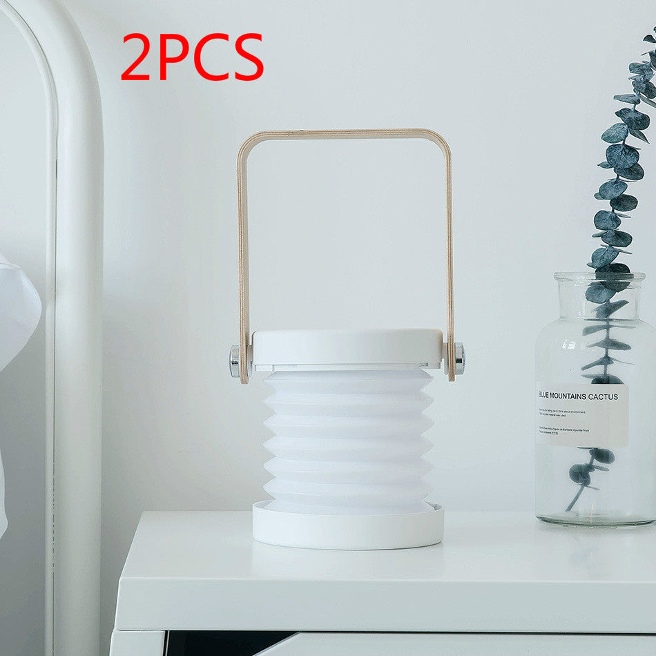 Foldable Touch LED Night Light – Dimmable, USB Rechargeable, Eco-Friendly Portable Lamp for Home & Reading