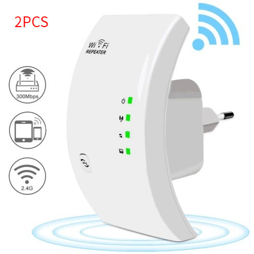 300Mbps WiFi Repeater | Wireless Range Extender with WPS & Signal Amplifier