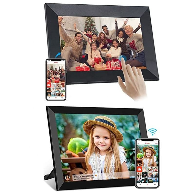 Smart WiFi Digital Photo Frame | 10.1" Touch Screen with Auto Rotation & Secure Photo Sharing