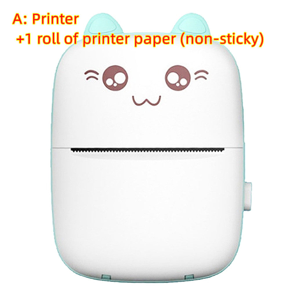 Mini Bluetooth & WiFi Pocket Printer | Portable Note, Photo & Label Printer for Students & Home