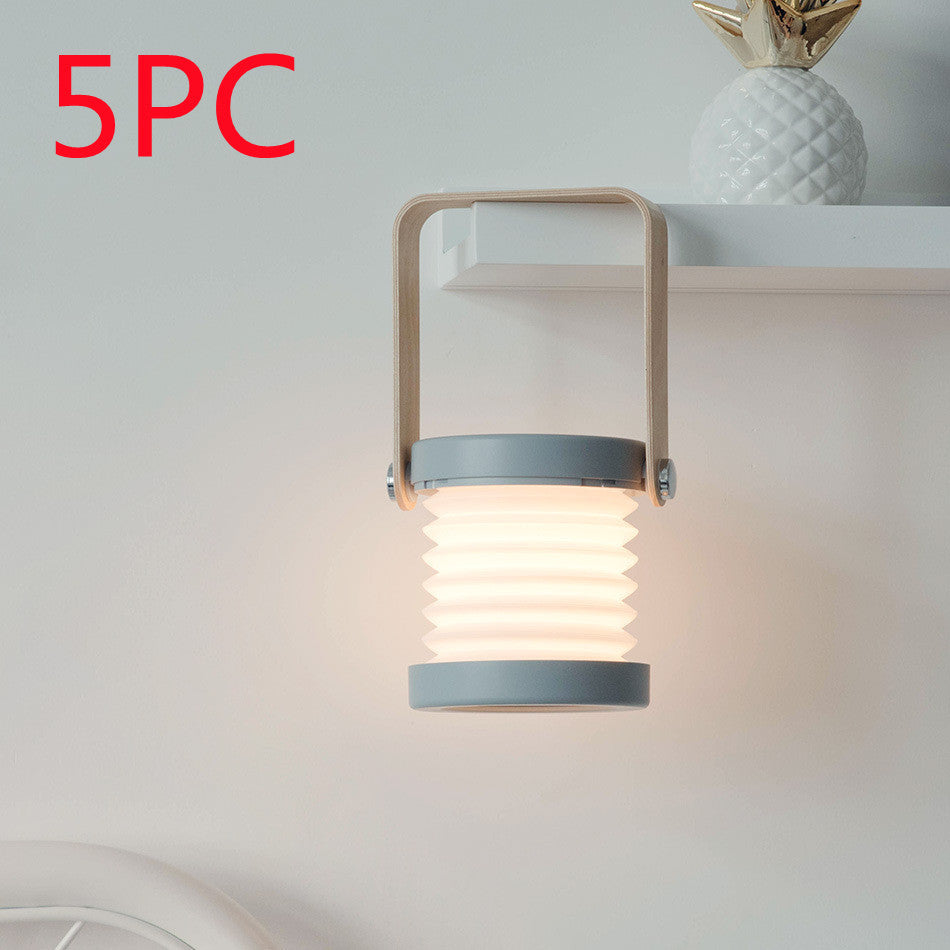 Foldable Touch LED Night Light – Dimmable, USB Rechargeable, Eco-Friendly Portable Lamp for Home & Reading