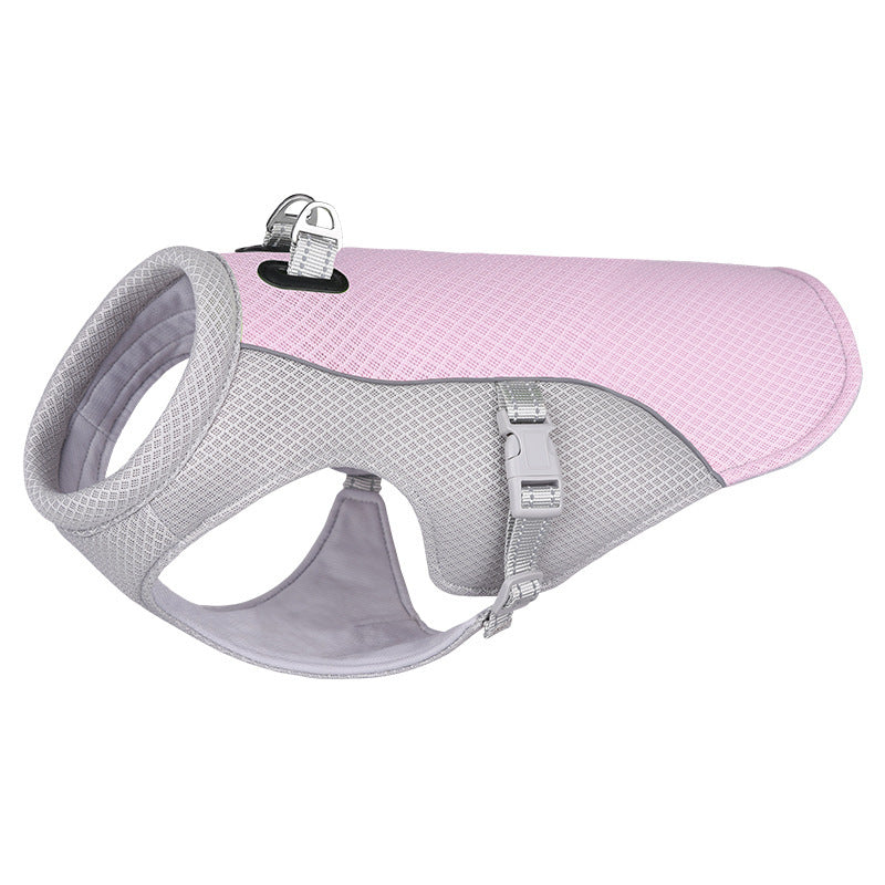 Summer Pet Dog Cooling Vest – Breathable Heat-Resistant Clothing for Small & Large Dogs