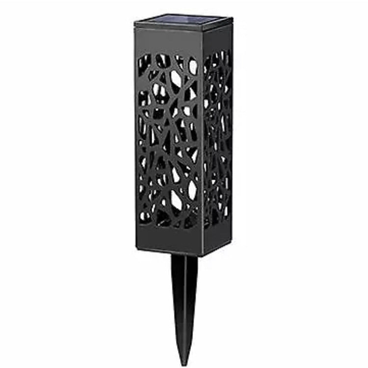 Solar Garden Pathway Light | Hollow-Carved LED Lantern, Waterproof & Wireless for Outdoor Lawn Décor