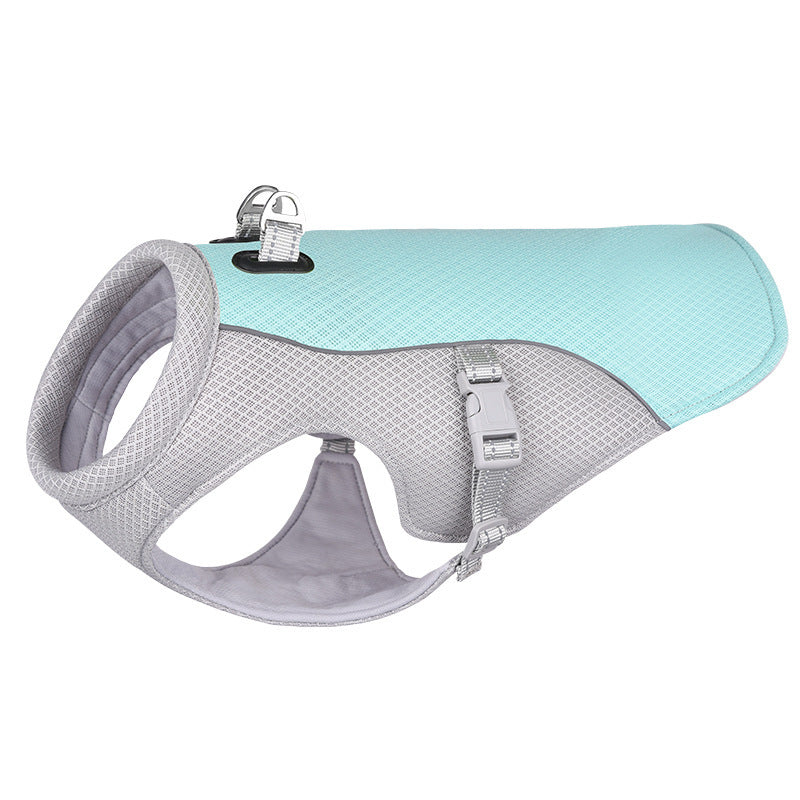 Summer Pet Dog Cooling Vest – Breathable Heat-Resistant Clothing for Small & Large Dogs