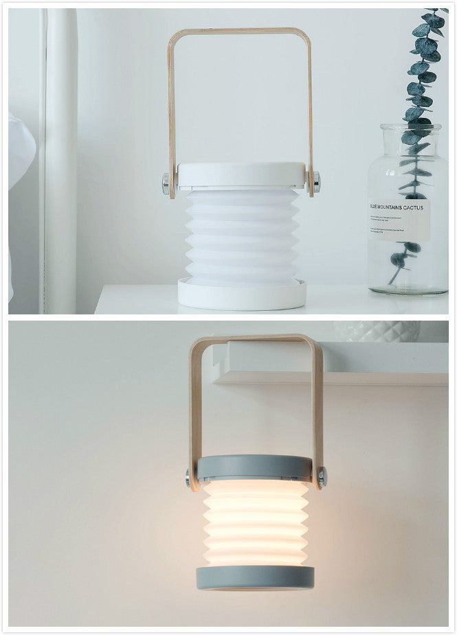 Foldable Touch LED Night Light – Dimmable, USB Rechargeable, Eco-Friendly Portable Lamp for Home & Reading