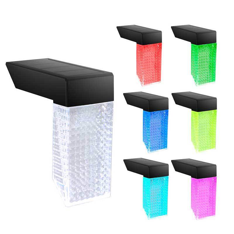 LED Solar Stairs Lights | Waterproof Outdoor Step Deck Light with Auto Sensor & Warm Glow for Garden & Fence