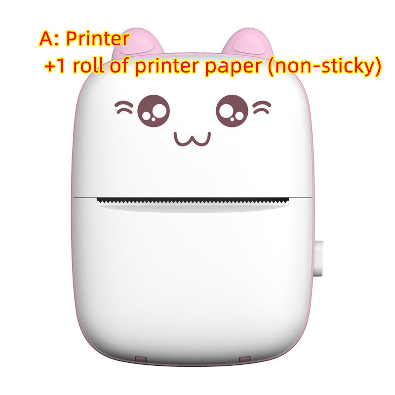 Mini Bluetooth & WiFi Pocket Printer | Portable Note, Photo & Label Printer for Students & Home