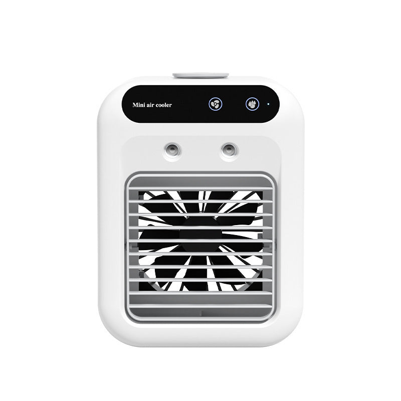 Portable USB Air Conditioner Fan – Mini Water-Cooling Atomizer with Ice Chamber for Eco Cooling at Home, Office & Car