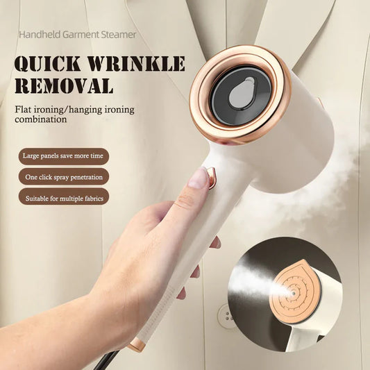 Mini Portable Garment Steamer – Compact Handheld Fabric Iron for Travel & Home