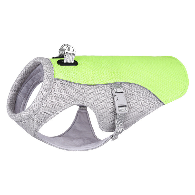 Summer Pet Dog Cooling Vest – Breathable Heat-Resistant Clothing for Small & Large Dogs